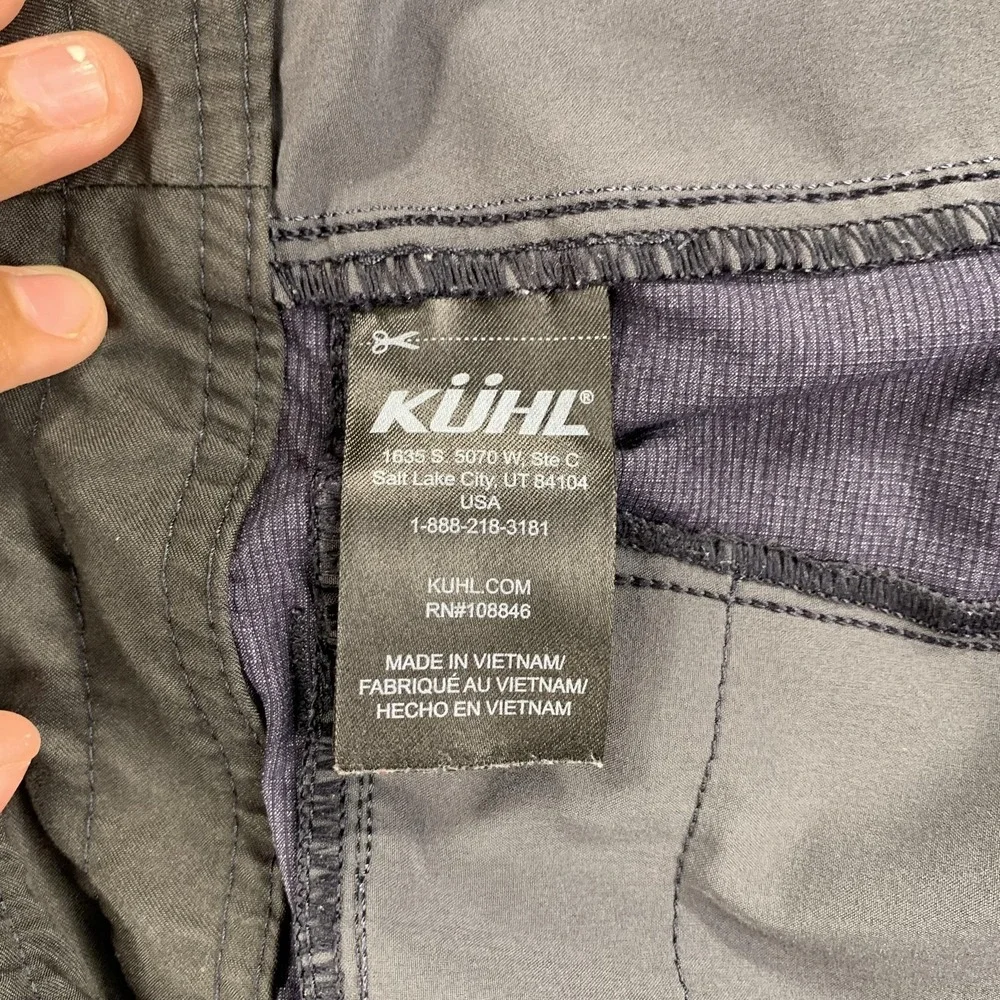 Kuhl Deceptr Pants Mens 36x30 Blue & Black Hiking Travel Stretch Tufflite EUC - Picture 10 of 16